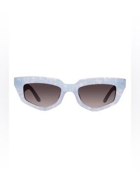 DEZI On Read 49mm Cat Eye Sunglasses in Bb Blue Quartz